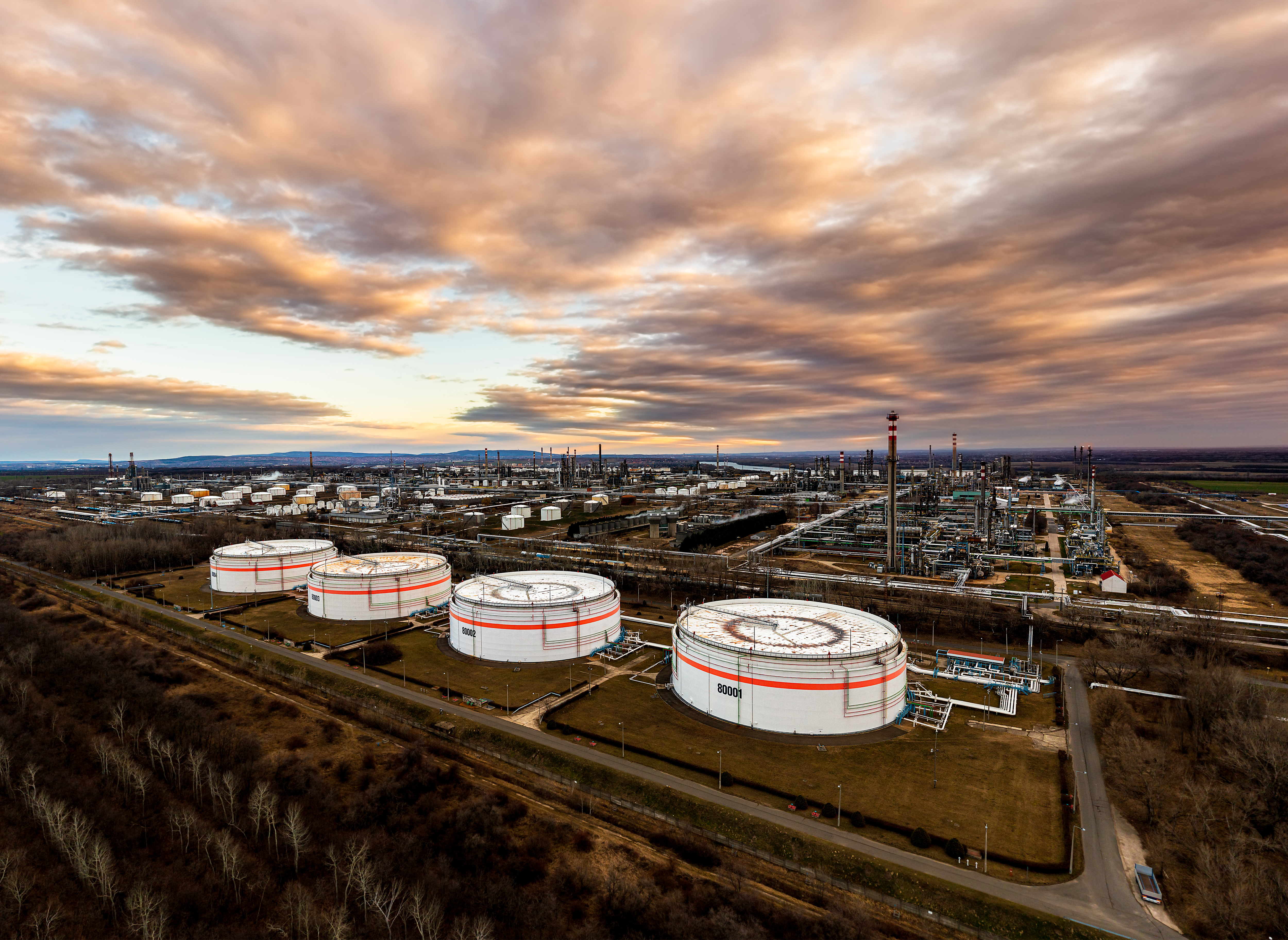 A modern biogas factory