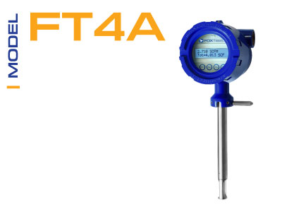 The Fox Thermal Model FT4A is equipped with the Gas-SelectX® feature, making it ideal for vent gas flow measurement.
