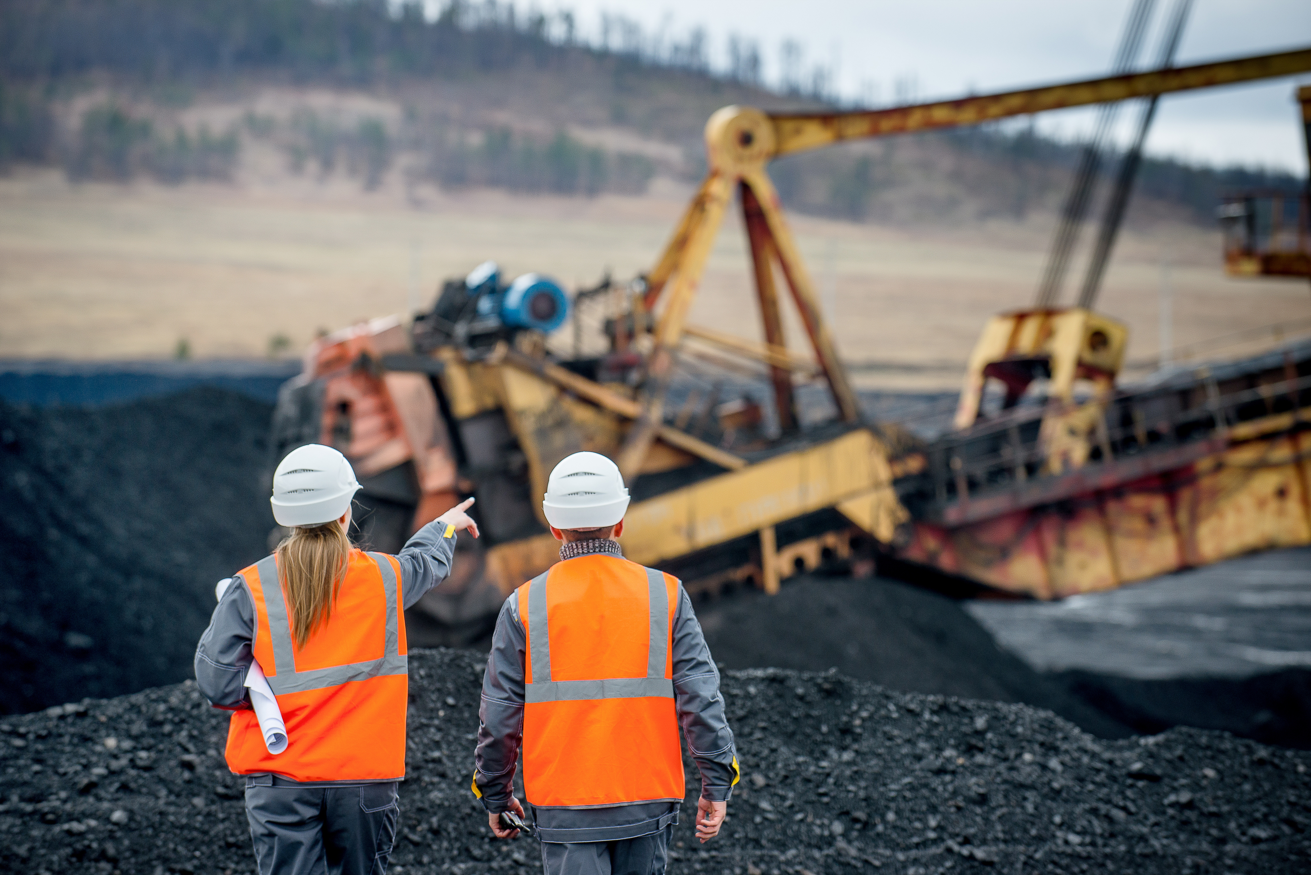 Coal mine workers