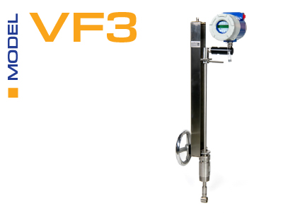 Model VF3 flow meter